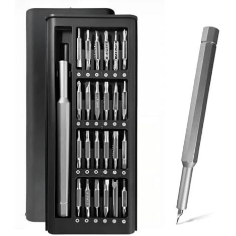48 en 1 Kit Tournevis de Précision Double Tête, Mini Set avec Torx T5, Tournevi Triangle, Compatible Phone, Switch, PS4, PS5, Laptop, Lunettes, Montres, Jouets, Vélo, Gadget -