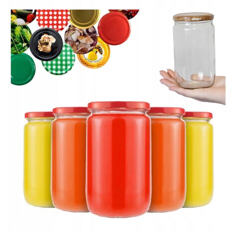 48 frascos FRANKO de 720 ml para mermelada, miel o conservas de pepino + tapa 82