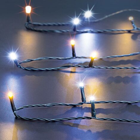 48 led programmabili 3,5 m per esterni bianco freddo bianco caldo - Feeric lights & christmas