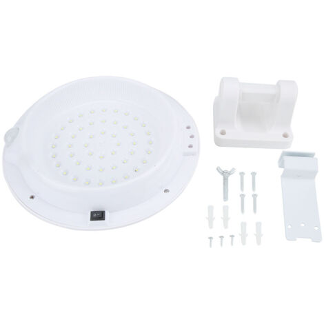 48 LEDs Waterproof Garden Yard Solar Powered Outdoor Light Sensor Wall LampWhite Light