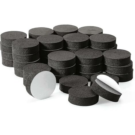 48 pcs Pot Pieds Risers Caoutchouc Naturel Pot De Fleur Tapis Invisible Pot Pieds Compatible Plantes D'extérieur Lourdes, Fl--