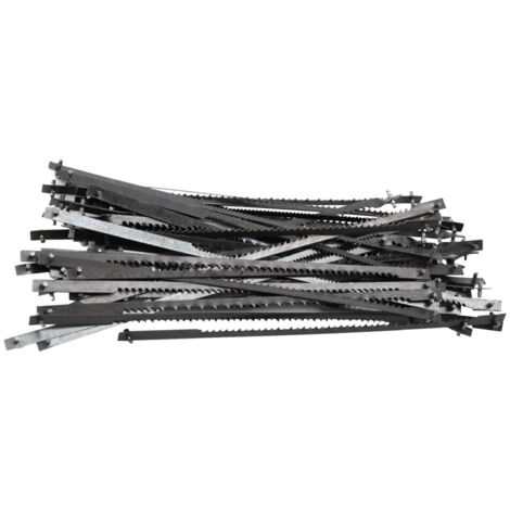 48 pièces lames scie chantourner 4" 105mm épinglées coupe bois pour scie moto