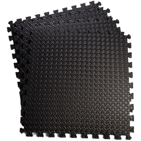 48 Sq Ft Interlocking Eva Foam Mats Tiles Gym Play Garage Floor