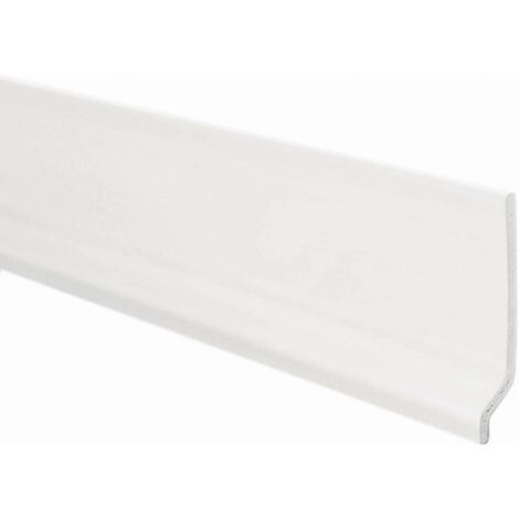 48 x skirting mm 70x9 pvc foam ml 2 blanc