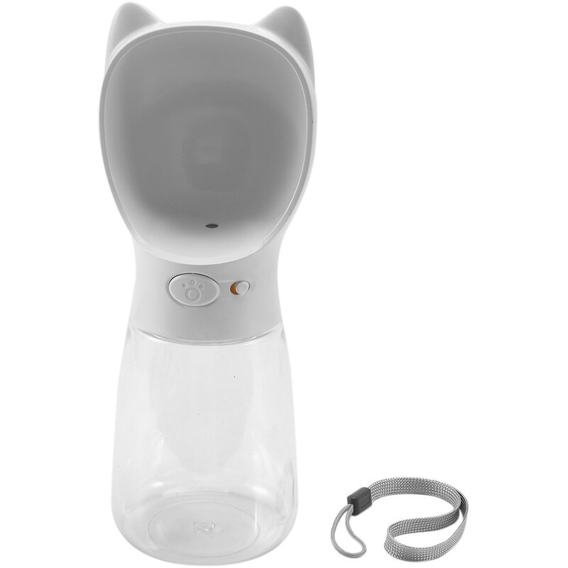 480 ml portable pet bouteille d' pour chiens bouledogue français voyage chiot chat pot a boire en plein air pet distributeur d' distributeur blanc