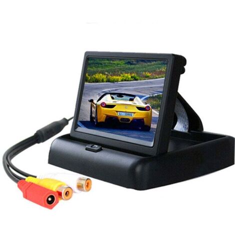 480 Rgb 4.3" Tft Lcd Moniteur Pliable Voiture Écran Couleur Pour Caméra De Recul