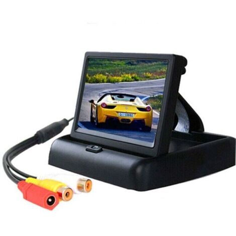 480 Rgb 4.3" Tft Lcd Moniteur Pliable Voiture Écran Couleur Pour Caméra De Recul