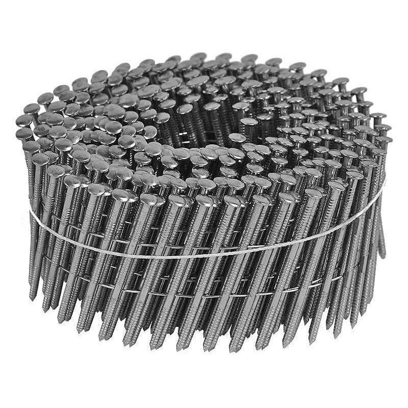 Norfix - 4800 Pointes en rouleau 60 x 2,5 mm 16° NFX11287 plat inox A4 annelées