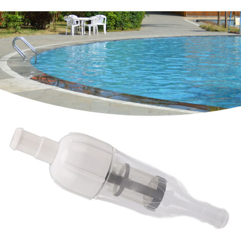 48080 Inline-Filter mit Edelstahlsieb und 2 D15-Stopfen für Polaris-Poolreiniger