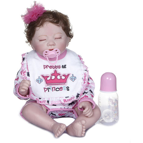 480mm Silicone PP Cotton Reborn Doll Lifelike Doll Baby Kids Newborn Fashion Doll Gift