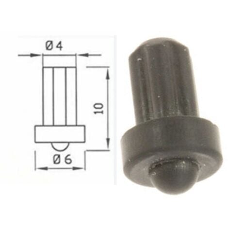 482000031825 PIEDINO GOMMA GRIGLIA PIANO COTTURA WHIRLPOOL ARISTON C00288701