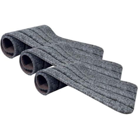 48,3 x 17,8 cm, Set di 3 copriscale protettivi, antiscivolo e resistenti alle intemperie, facile installazione, tappetino comodo per rimorchio, uso esterno, viaggio