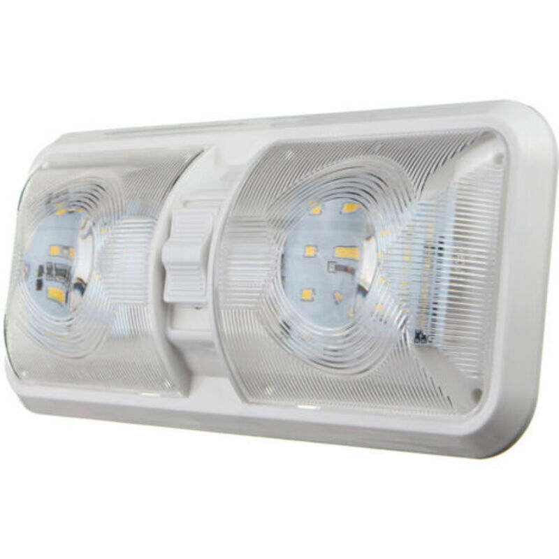 48Led 2835 Smd Plafonnier éclairage Double interieur Pour Caravane Camping Camion
