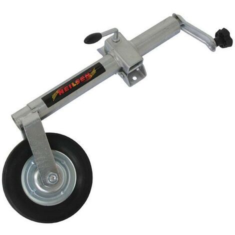 48mm Jockey Wheel Telescopic Wind Up Trailer Caravan Heavy Duty 160kg CT2312