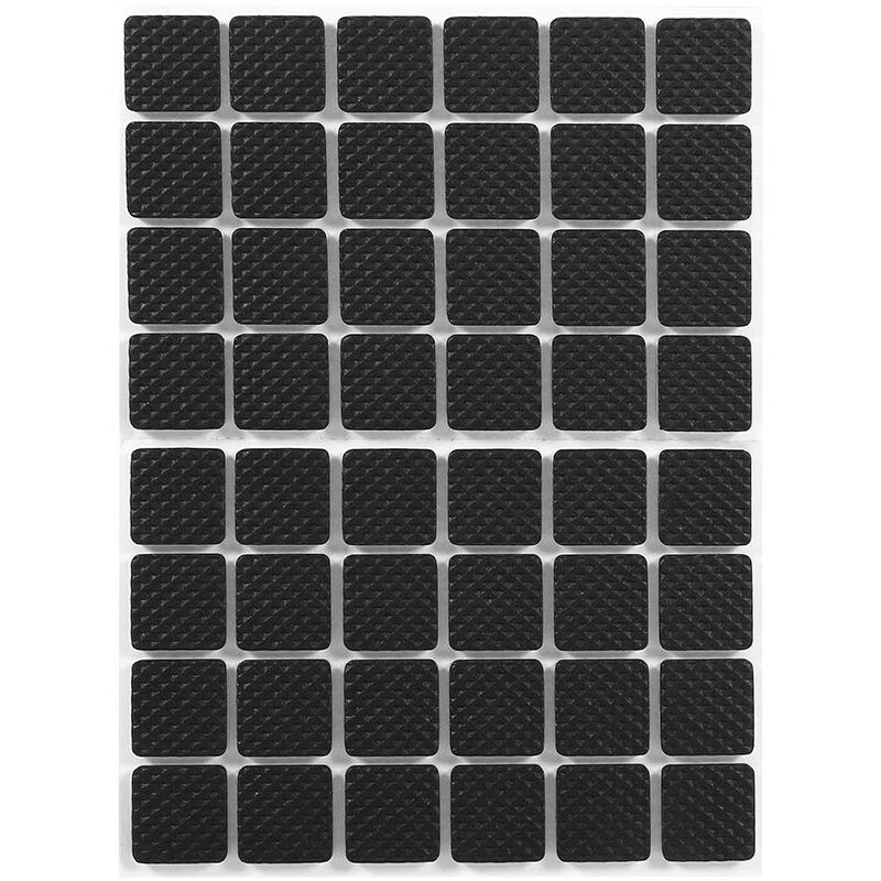 48pcs Pieds en Caoutchouc antiderapant Patin Autocollant protecteurs de Meubles protecteurs Auto-adhésifs Feutre antidérapants Pinces poignées de