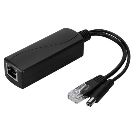 48V auf 12V PoE-Adapter-Splitter-Injektor für Huawei Hikvision Sicherheitskameras