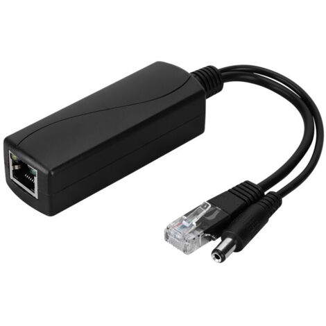 48V bis 12V POE-Anschlussadapter Splitterkabel Injektor Stromversorgung für Huawei Hikvision FLITI