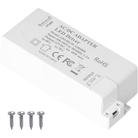 48W DC12V 4A LED-Netzteil-Transformator für Heimbeleuchtung AC100-240V