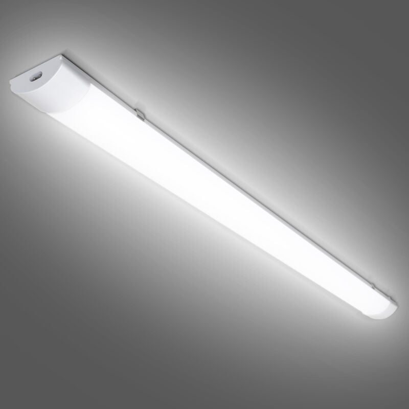 Swanew - 48W Réglette led extra plate Line Luminaire led étanche tubes led interconnectable traversante Blanc Neutre IP65 Plafonnier led 150cm