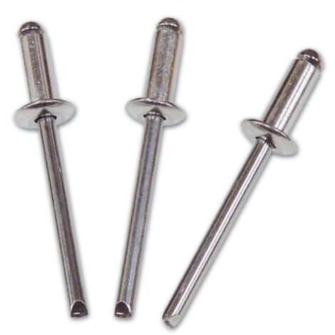 4,8X14 MM RIVETTI ALLUMINIO A STRAPPO -- CONFEZIONE 500 PZ-- BRIXO RIVETTATRICE RIVETTO