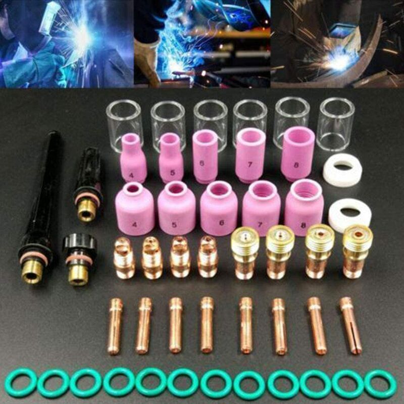 49 pz Accessori per Torcia per Saldatura TIG
