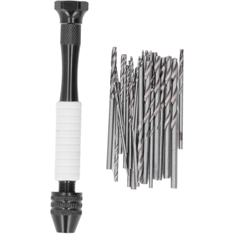 Image of 49-teiliges Handbohrer-Set, HSS-Spiralbohrer-Set für Holz, Kunststoff und Gummi.