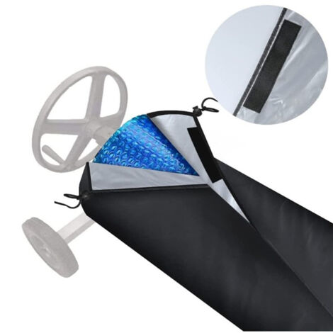 490x96cm Pool Cover Roller Waterproof Fabric Swimming Pool Cover Protective Cover for Solar Blanket Cover for Solar Tarpaulin for Swimming Pool Protective Cover