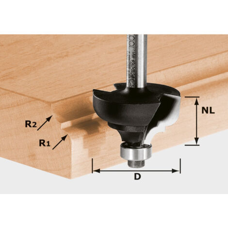 491031 Festool Fresa multiprofilo HW S8 D36,7/R6/R6