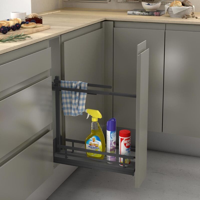 

49106007 Soporte Paños Linea Flat Antracita M15 - Antracita