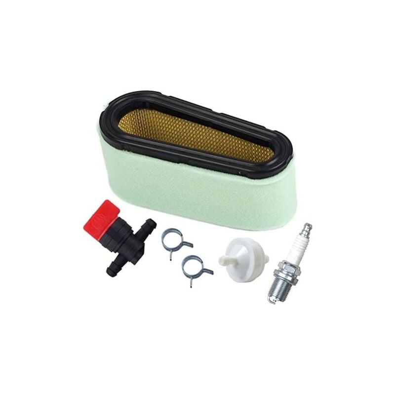 496894 Air Filter with Fuel Filter 394358 and Fuel Shut-off Valve 494768 for 12.5-17 HP Single Cylinder Engines