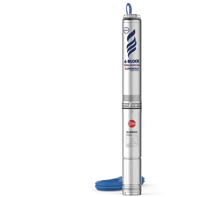 4BLOCKm 2/12 (20m) - Pompe électrique submersible monophasée 1 hp - Pedrollo
