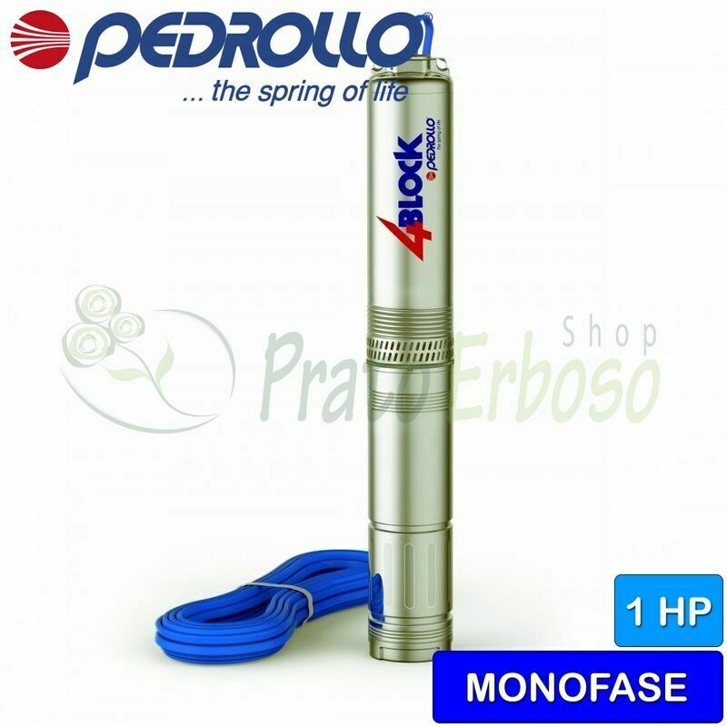 

Pedrollo - 4BLOCKm 6/7 (20m) - Bomba sumergible monofásica de 1 HP