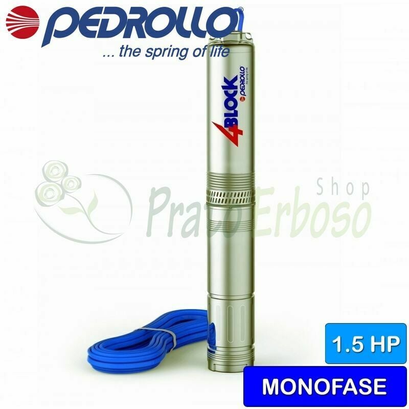 

Pedrollo - 4BLOCKm 8/8 (20m) - Bomba sumergible monofásica 1,5 HP