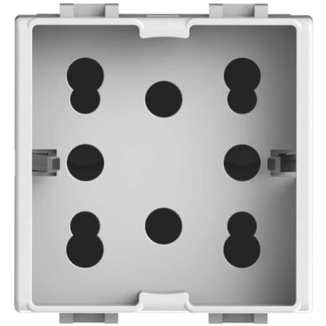 4Box Universalsteckdose für Bticino Matix 10/16A 2 Module Side 4B.AM.H21