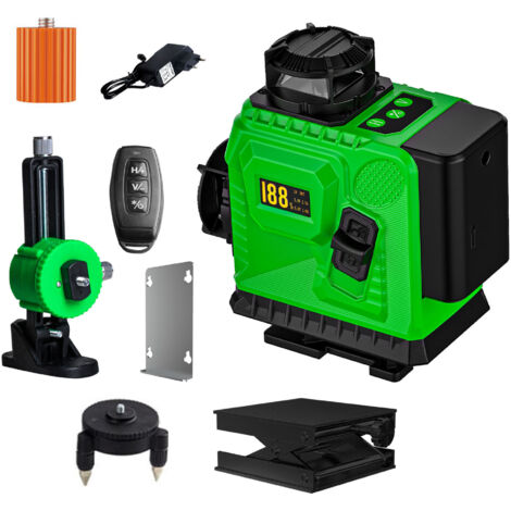 4d laser 16 lignes Liner Drop machine mur intérieur et extérieur applicateur de haute précision niveau de lumière verte haute précision lumière forte, vert imperméable à l'eau et à la poussière