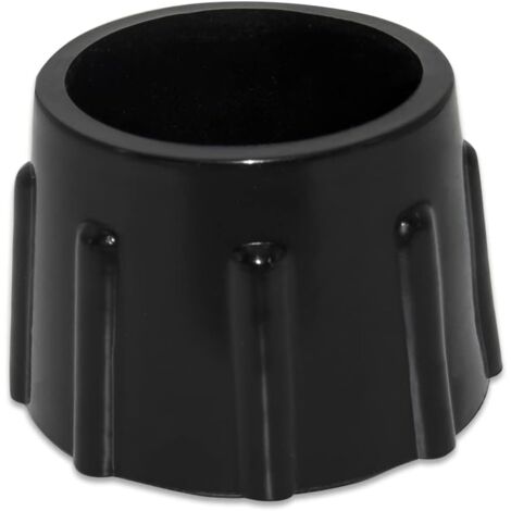 4er-Pack Bodenschoner aus synthetischem Gummi, rutschfest, für runde Möbel, Durchmesser 35 mm, 3,5 cm, Schwarz