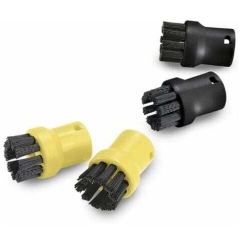 4er-Pack Dampfreinigungsbürsten, Dampfreinigungszubehör, Rundbürsten-Set, für Karcher SC1 SC2 CTK10 SC3 SC4 SC5 SC7 TRIMEC