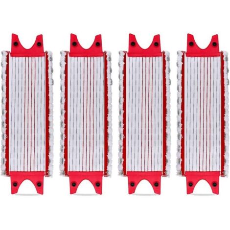 4er-Pack Ersatz-Mikrofaserpads für Vileda Easywring Ultramax/1-2 Spray