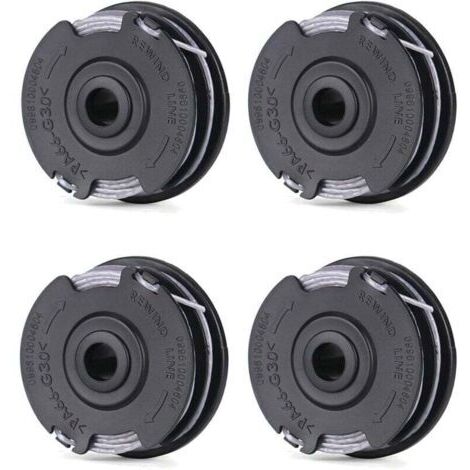 4er-Pack Ersatz-Schneidfäden, je 6 m, für Bosch Freischneider Art 24, 27, 30 und 30-36 LI, Bestellnummer F016800351
