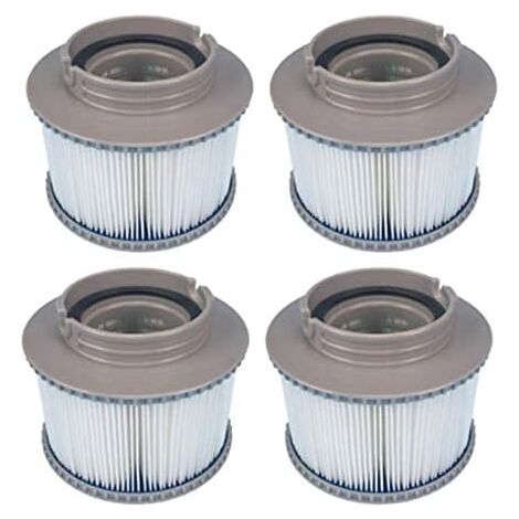 4er-Pack Ersatzfilter für MSPA FD2089 für Kartuschenpumpen für alle aktuellen MSPA Spas