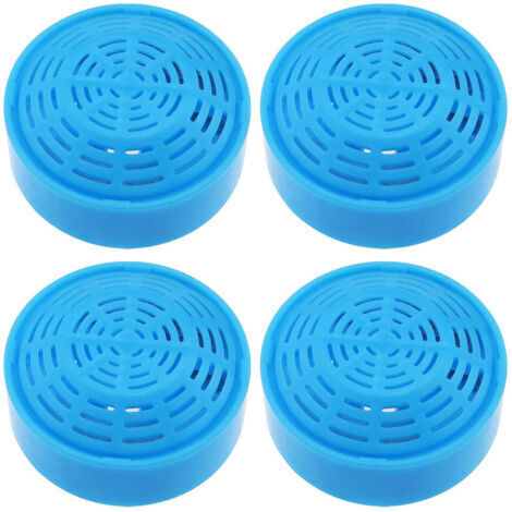 4er-Pack Filter für Katzenbrunnen: Ersatzfilter für 2-Liter-Katzenbrunnen, 4 Kohlefilter, runder Edelstahlfilter, Ersatzpumpe für