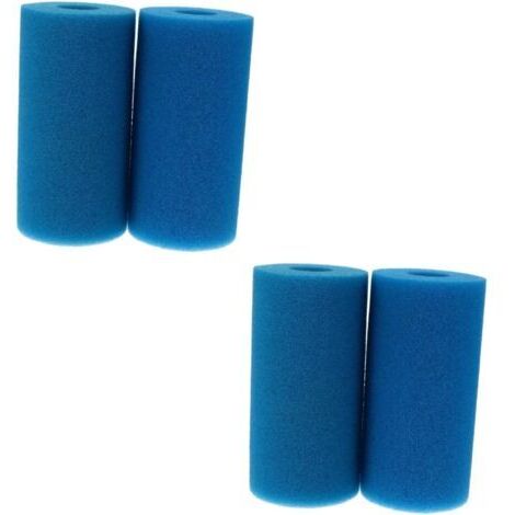 4er-Pack Filterschwamm Typ A, Schaumfilter für Whirlpool, Schaum-Poolfilter, Schaumfilterkartusche, wiederverwendbar und waschbar, für Whirlpool, Pool