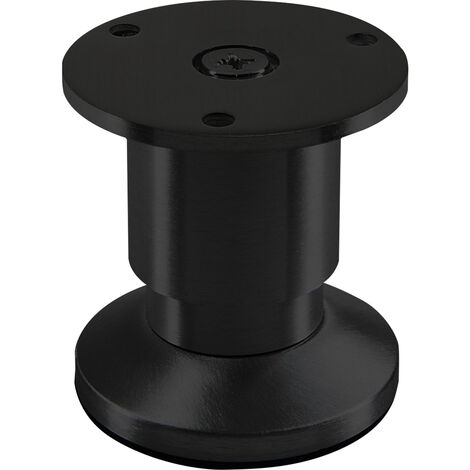4er Pack - Möbelfuß ALPHA schwarz eloxiert Höhe 50 mm