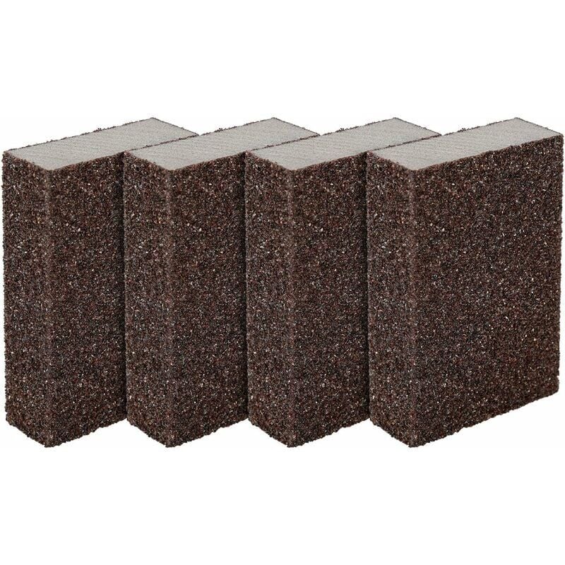 Image of 4er-Pack Nass- und Trockenschleifschwämme/-blöcke, grob (Körnung 80 bis 100) Schleifen