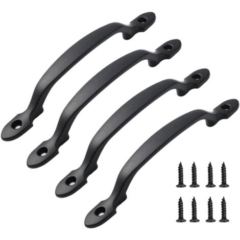 4er-Pack Schrankgriffe, Küchengriffe, Türgriffe, Schubladengriffe, Möbelgriffe mit Schrauben für Kleiderschränke, Schlafzimmer, Länge 158 mm FLITI