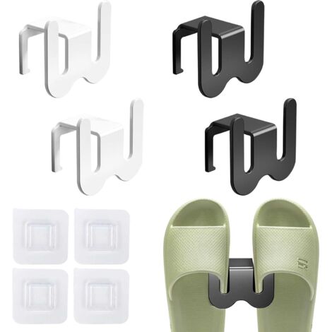 4er-Pack Schuhregal zur Wandmontage, Schuhregal, Schuhständer, hängender Schuhständer, hängender Schuh-Organizer, platzsparend, Schuhregal