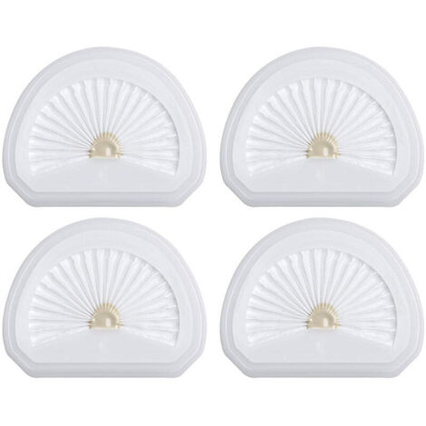 4er-Pack tragbare Staubsaugerfilter, kompatibel mit Black & Decker VLPF10. Ersatzfilter für Dustbuster-Staubsauger HLVA315J und HLVA320J00 N575266, ersetzt Teil N600601.