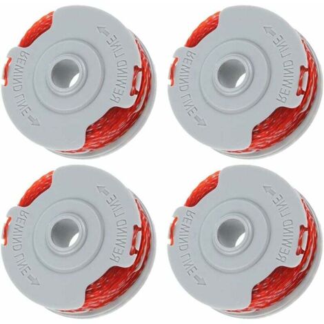 4er-Pack Trimmerfadenspulen für Flymo FLY021, Ersatz-Trimmerfadenspule für Flymo-Trimmer, 11 m/1,5 mm