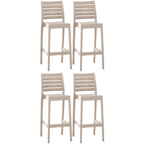 4er Set Barhocker Ares schlamm