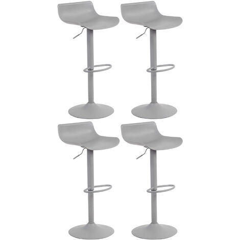 4er Set Barhocker Aveiro grau
